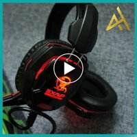 Tai Nghe Máy Tính Có Mic Gaming Led Rgb Headphone Chụp Tai EXAVP EX220 Tai Nghe Laptop Nghe Nhạc Chơi Game Có Dây