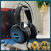 Tai Nghe Máy Tính Có Mic Gaming Led Rgb Headphone Chụp Tai Laptop ZIDLI ZH12S Nghe Nhạc Chơi Game Có Dây
