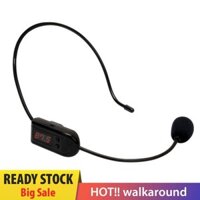 Tai nghe micro không dây FM 87,5 MHz-108 MHz Mic đầu vô tuyến cho loa [walkaround.vn]