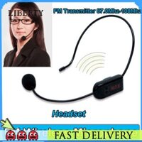 Tai nghe micro không dây FM 87,5 MHz-108 MHz Mic đầu vô tuyến cho loa