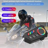 Tai nghe mũ bảo hiểm xe máy Bluetooth Tai nghe rảnh tay không dây Tai nghe âm thanh nổi Loa xe máy Tai nghe có đèn pin