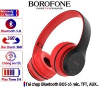 Tai Nghe Nhạc Bluetooth BOROFONE BO4 Chụp Tai Headphone Không Dây Úp Tai Di Dộng Chính Hãng