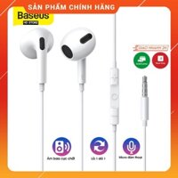 Tai Nghe Nhét Tai Baseus H17 Siêu Chất Jack 3.5mm Cho Điện Thoại Samsung Xiaomi. Âm Thanh Hay, Sống Động, Độ Bền Cao