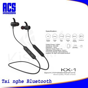 Tai nghe nhét tai bluetooth Kisonli KX1