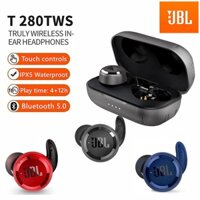 Tai Nghe Nhét Tai Bluetooth Không Dây Jbl T280 TWS Chống Nước Giảm Tiếng Ồn Có Micro