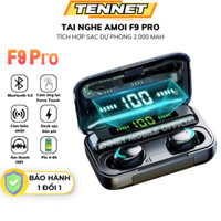 Tai Nghe Nhét Tai Bluetooth True Wireless Amoi F9 PRO Bluetooth 5.0 (Loại mới nhất 2023)