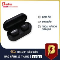 Tai nghe nhét tai BUNBEA Ear bud không day có kèm dock sac am thanh siêu hay pin trau bass am thời gian nghe nhac lau cam ứng tat mở tương thích với mọi loaị điện thoai android iphone TWS6 LazadaMall