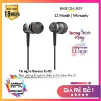 Tai nghe nhét tai cao cấp Baseus EL-01 Hifi Surround chân cắm 3.5 mm