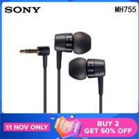 Tai Nghe Nhét Tai Chính Hãng Sony MH755 Hifi IEM Tai Nghe Thay Thế Cho SBH20 SBH50 SBH52