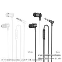 Tai Nghe Nhét Tai Có Dây Kèm Mic BM84 Borofone - Zắc Cắm 3.5