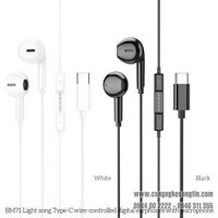 Tai Nghe Nhét Tai Có Dây Kèm Mic BM71 Borofone - Zắc Cắm 3.5