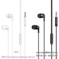 Tai Nghe Nhét Tai Có Dây Kèm Mic BM83 Borofone - Zắc Cắm 3.5