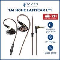 Tai nghe nhét tai có dây LAFITEAR LT1 nghe nhạc thể thao chơi game, tai nghe gaming có mic