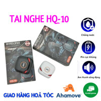 Tai Nghe Nhét Tai Gaming HQ-10 , Tai Nghe Gaming True Wireless HQ-10 TWS , Kết Nối Bluetooth 5.0. Bảo Hành 12 Tháng