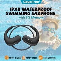 Tai Nghe Nhét Tai Geyofre IPX8 Bluetooth Không Dây Chống Nước Có Thẻ Nhớ 8G