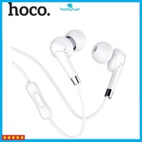 Tai nghe nhét tai giảm ồn Hoco M58 đầu cắm 3.5mm, đệm cao su êm tai, có micro đàm thoại, nút điều khiển đơn, dài 120cm