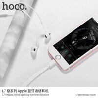 Tai nghe nhét tai Hoco L7 chuẩn Lightning cho điện thoại iPhone 7,8,X - Phân phối bởi Vietstore