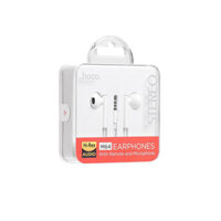 Tai nghe nhét tai Hoco M64 Melodious jack kết nối 3.5, âm thanh tuyệt vời - HÀNG NHẬP KHẨU - TRẮNG