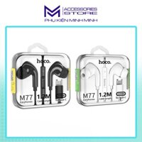 Tai nghe nhét tai Hoco M77 jack 3.5mm - Hàng chính hãng, BH 1 năm