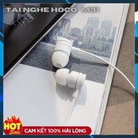 Tai Nghe Nhét Tai Jack 3.5mm HoCo M31 Có Dây Và Mic Hàng Chính Hãng