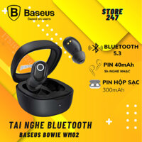 Tai Nghe Nhét Tai Không Dây Baseus Bowie WM02 Bluetooth 5.3 TWS/ Baseus WM01 Bluetooth 5.0 TWS Chống Ồn siêu nhỏ gọn