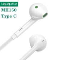 Tai Nghe Nhét Tai OPPO MH150 Type C Micrô Tích Hợp Với Tai Nghe Âm Thanh Nổi Điều Khiển Có Dây Dành Cho OPPO Find X3 R17 R15 R11 Pro A93