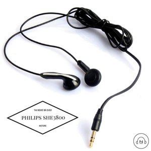 Tai nghe nhét tai Philips SHE3800 - (BK/ RD/ WH/ PND/ BU/ PP)