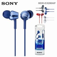 Tai nghe nhét tai SONY MDR-EX250AP có dây 3.5mm tích hợp micro thời trang