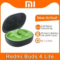 Tai Nghe Nhét Trong Không Dây Bluetooth 5.3 TWS Xiaomi Redmi Buds 4 Lite IP54 Pin 20 Giờ Chất Lượng Cao