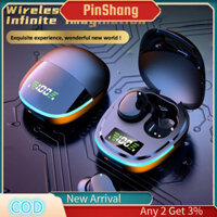 Tai nghe PinShang Tws G9s Tai nghe chơi game không dây 5.1 tương thích Bluetooth Khử tiếng ồn Tương thích với nút tai Xiaomi Iphone có hộp sạc