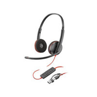 Tai nghe Poly Blackwire 3220 Stereo USB-C Headset +USB-C/A Adapter (8X228AA)