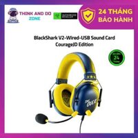 Tai nghe Razer BlackShark V2-Wired-USB Sound Card-CourageJD EditionRZ04-03230300-R3M1-HÀNG CHÍNH HÃNG