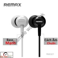 Tai nghe Remax RM-501 - Hàng Chính Hãng - Bass mạnh - Cách Âm tốt - Bảo Hành 12 Tháng