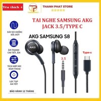 Tai nghe Samsung AKG Jack 3.5/Type C có mic nhét tai nguyên Seal cao cấp phụ kiện diện thoại THANH PHAT STORE