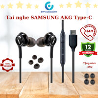 Tai nghe Samsung AKG Type C S20/S21/S22/S3 có dây nhét tai dây bọc dù chống đứt và chống rối âm hay bas mạnh chínhãng