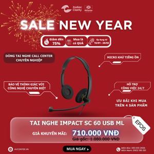 Tai nghe Sennheiser SC60 USB CTRL