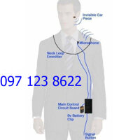 Tai nghe siêu nhỏ dùng 1 pin 9v vòng dây nhỏ như dây tai phone