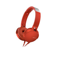 Tai nghe Sony EXTRA BASS MDR-XB550AP - màu đỏ - màng loa 30mm loại vòm; dây 1.2m
