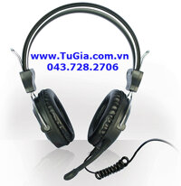 Tai nghe SOUNDMAX AH307 (Black) headphone for PC & Laptop