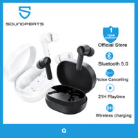 Tai Nghe SOUNDPEATS Q True Tai Nghe Không Dây Bluetooth 5.0 Tai Nghe Gắn Tai Không Dây Tai Nghe Sạc Không Dây Trong Tai Với Bộ Điều Khiển 4-Mic 10Mm Điều Khiển Bằng Cảm Ứng Thời Lượng Phát 7 Giờ Sạc USB-C