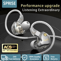 Tai nghe  SPRISE SE10 Trò chơi  có dây có Mic có thể cắm khử tiếng ồn HiFi PC Tai nghe máy tính để bàn Tai nghe phổ thông 3,5mm / TypeC