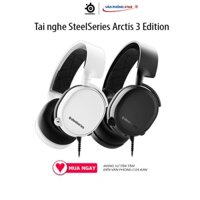Tai nghe SteelSeries Arctis 3, Âm thanh giả lập 7.1 Jack 3.5mm Analog, Kích cỡ màng loa 40mm âm bass chân thực sống động