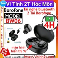 Tai Nghe Stereo Bluetooth 5.1 Không Dây BOROFONE BW06 TWS Vi Tinh 2T Hoc Mon hoco hoc mon