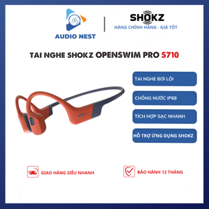 Tai nghe thể thao truyền âm qua xương Shokz Openswim