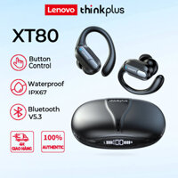 Tai nghe thể thao VOULAO Lenovo XT80 không dây bluetooth 5.3 TWS chống nước HIFI khử tiếng ồn với micrô và màn hình LED