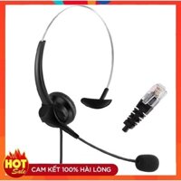 Tai Nghe Tổng Đài TD29 - Kèm Mic Phù Hợp Tổng Đài Viên, Nhân Viên Chăm Sóc Khách Hàng - Mic Xoay 360 độ