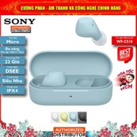 Tai Nghe True Wireless Sony WF-C510 Mẫu Mới 2024. Pin 22 Giờ, Bluetooth 5.3, DSEE, Chống Nước IPX4