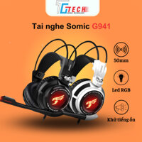 Tai Nghe Trùm Đầu Chơi Game SOMIC G941 Cổng USB 7.1 Âm Thanh Vòm Có Đèn LED Và Mic