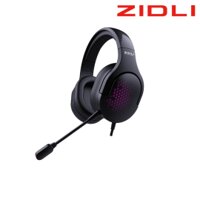 Tai nghe trùm đầu gaming 7.1 Zidli FCORE FH18U - MIC có thể tháo rời, Kết nối có dây 3.5mm+ USB Led hoặc Adpater Sound Card 7.1 (Kèm theo )