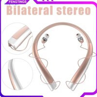 Tai nghe tương thích Bluetooth FTS HBS-1100 Tai nghe âm thanh nổi gắn trên cổ Âm trầm nặng Máy nghe nhạc rảnh tay Tai nghe đeo cổ thể thao không dây phổ thông để chạy bộ